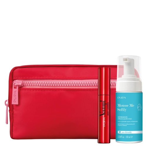 PUPA-Kit Vamp! Mascara Sexy Lashes, Face cleanser & Kit PUPA-Kit Vamp! Mascara Sexy Lashes, Face cleanser & Kit